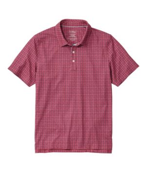 Men's Comfort Stretch Performance® Party Polo, Slightly Fitted, Short-Sleeve, Print, New