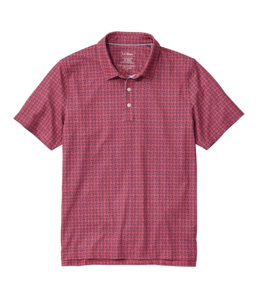 Men's Comfort Stretch Performance® Party Polo, Slightly Fitted, Short-Sleeve, Print