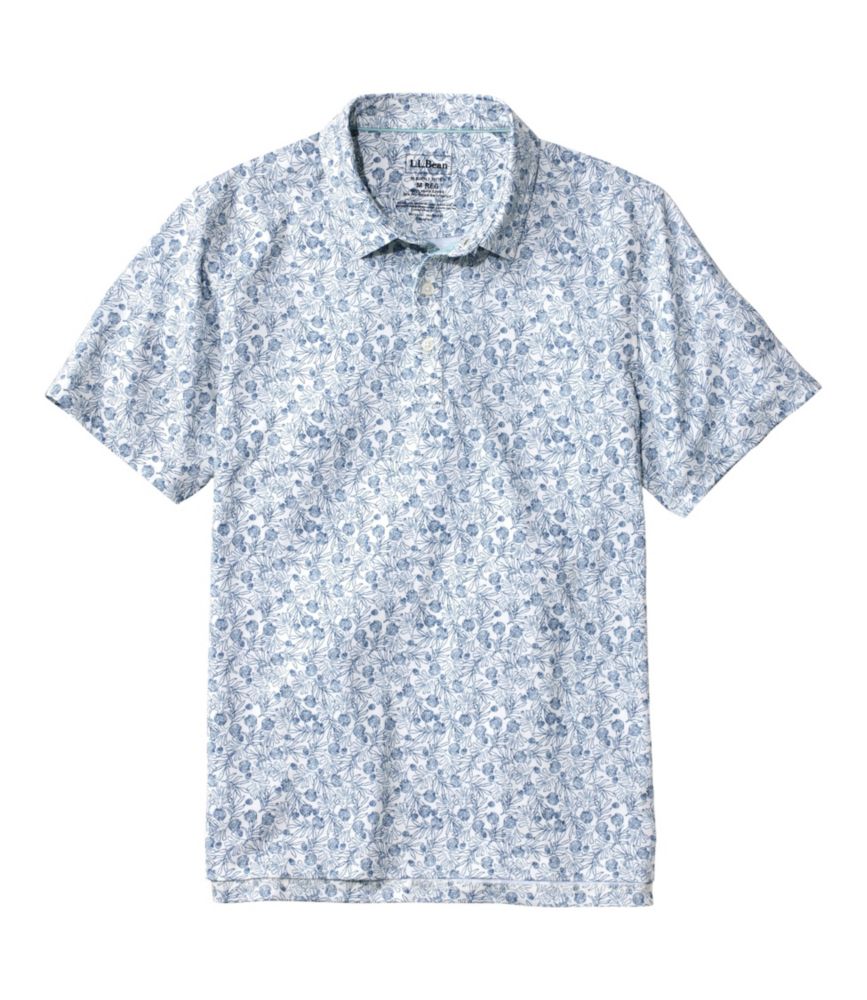 Men's Comfort Stretch Performance® Party Polo, Slightly Fitted, Short-Sleeve, Print