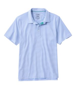 Men's Comfort Stretch Performance® Party Polo, Slightly Fitted, Short-Sleeve, Stripe, New