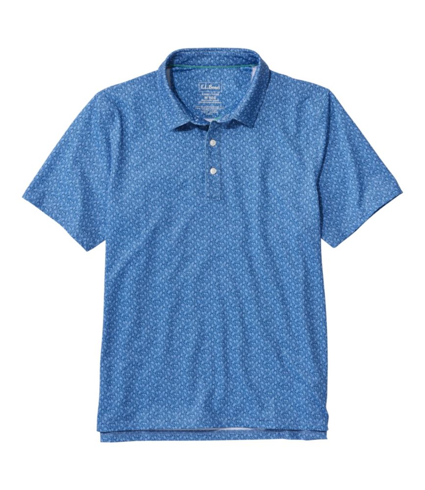 Men's Comfort Stretch Performance® Party Polo, Slightly Fitted, Short-Sleeve, Print