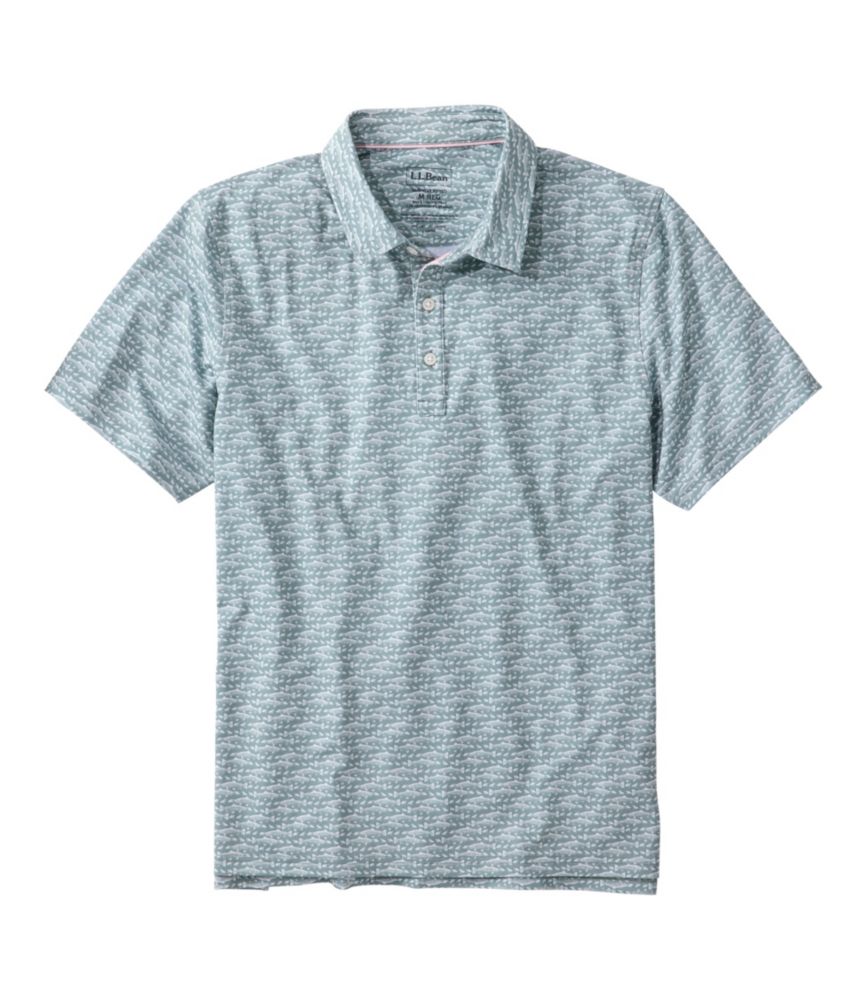 Men's Comfort Stretch Performance® Party Polo, Slightly Fitted, Short-Sleeve, Print