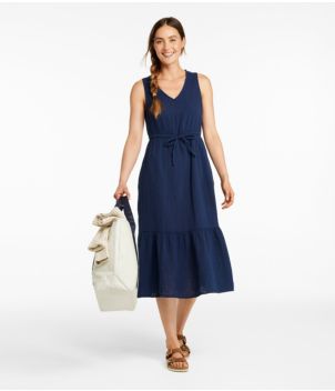 Women's Cloud Gauze Midi Dress, New