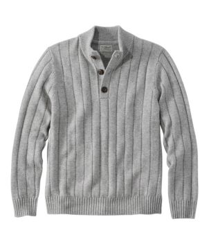Men's Riverton Wool/Cotton Sweater, Mockneck