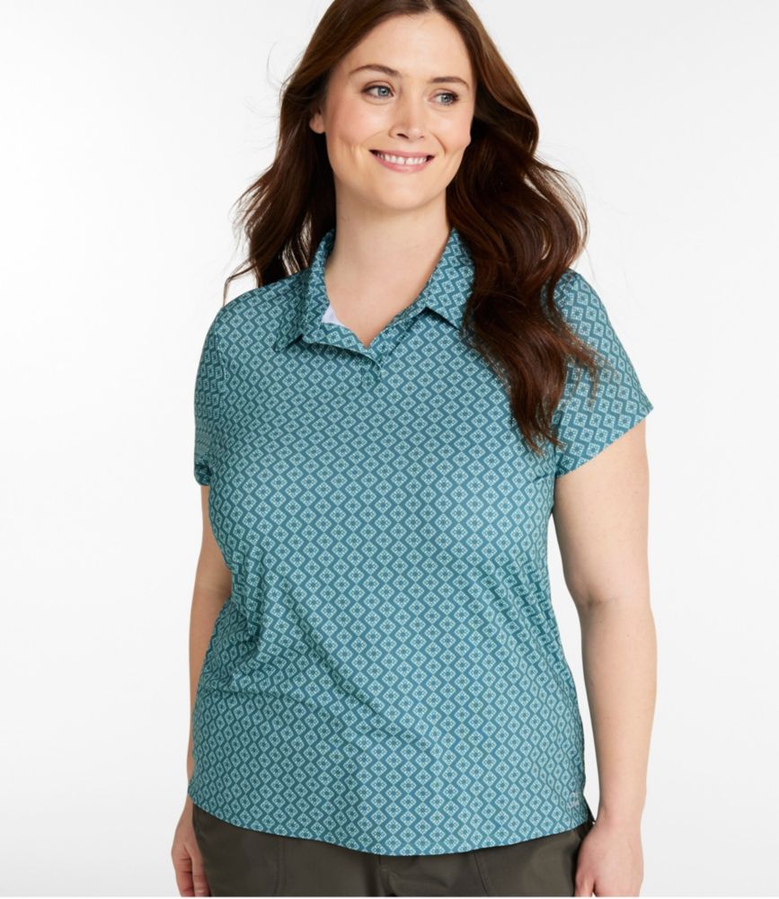 Women's Access Polo, Short-Sleeve Print