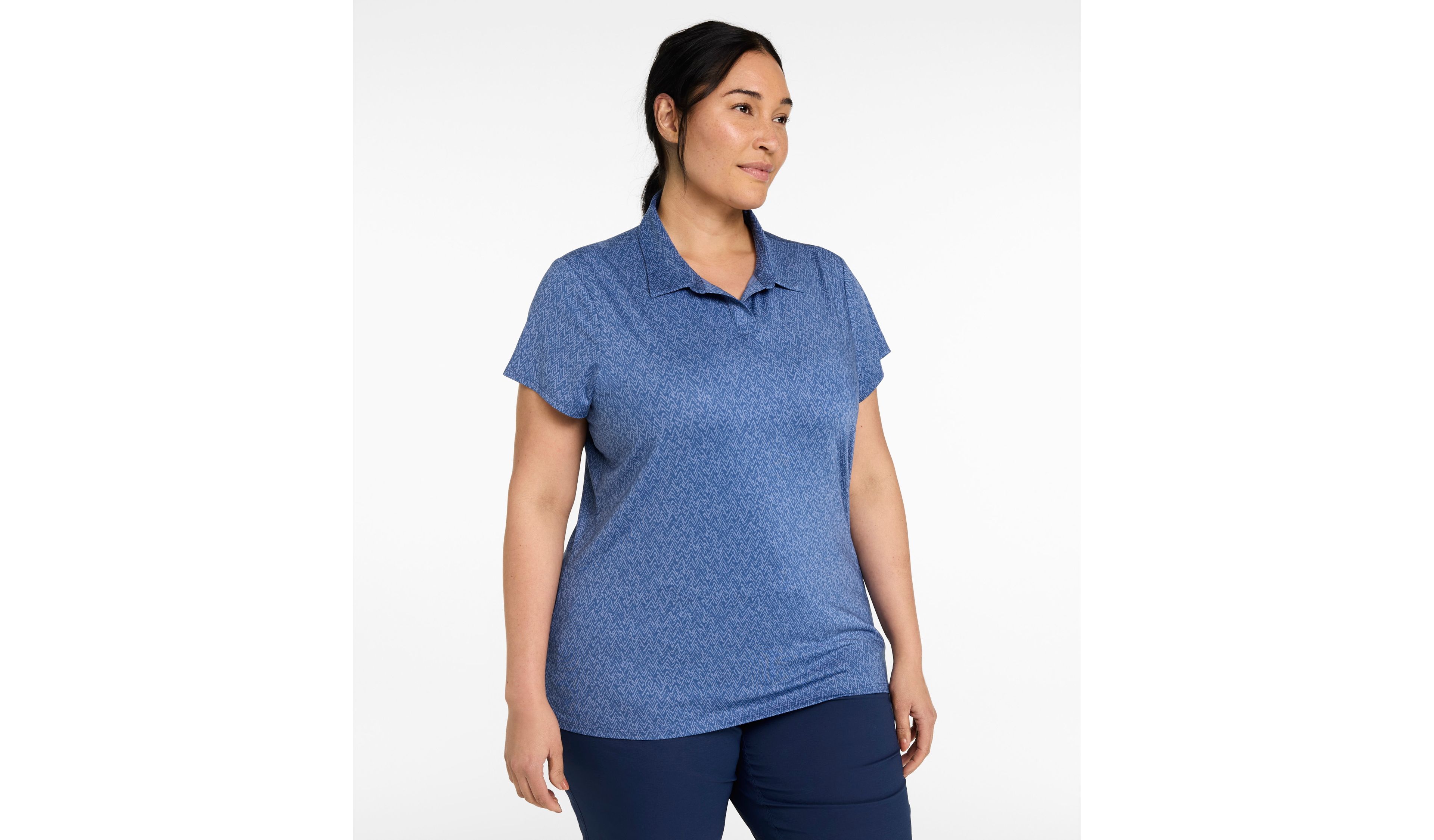 Women's Access Polo, Short-Sleeve Print