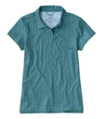 Women's Streamside Tee, Short-Sleeve Splitneck Print