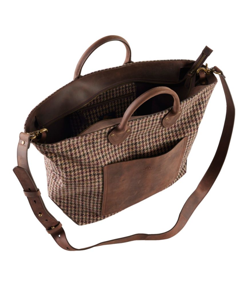 Harris Tweed x L.L.Bean Signature Anniversary Tote, Harris Tweed Houndstooth, small image number 4