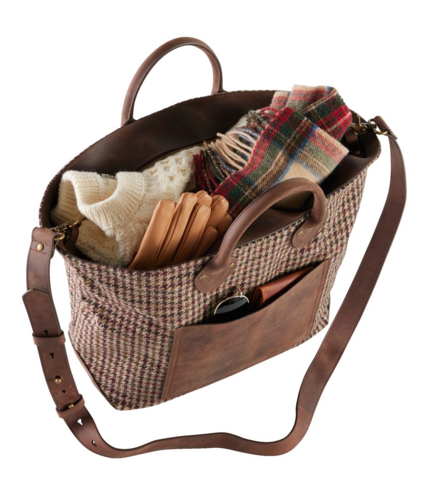 Harris Tweed x L.L.Bean Signature Anniversary Tote, Harris Tweed Houndstooth, small image number 5