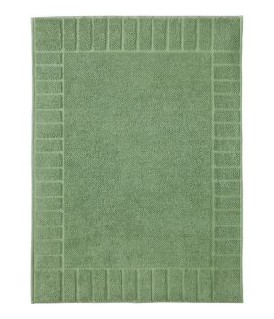 Organic Cotton Textured Bordered Bath Mat, New