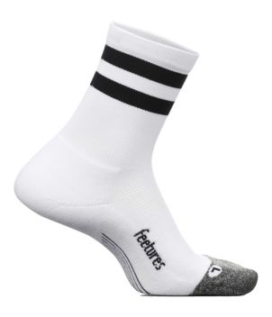 Adults' Feetures Mini Crew Stripe Light Cushion Sock, New