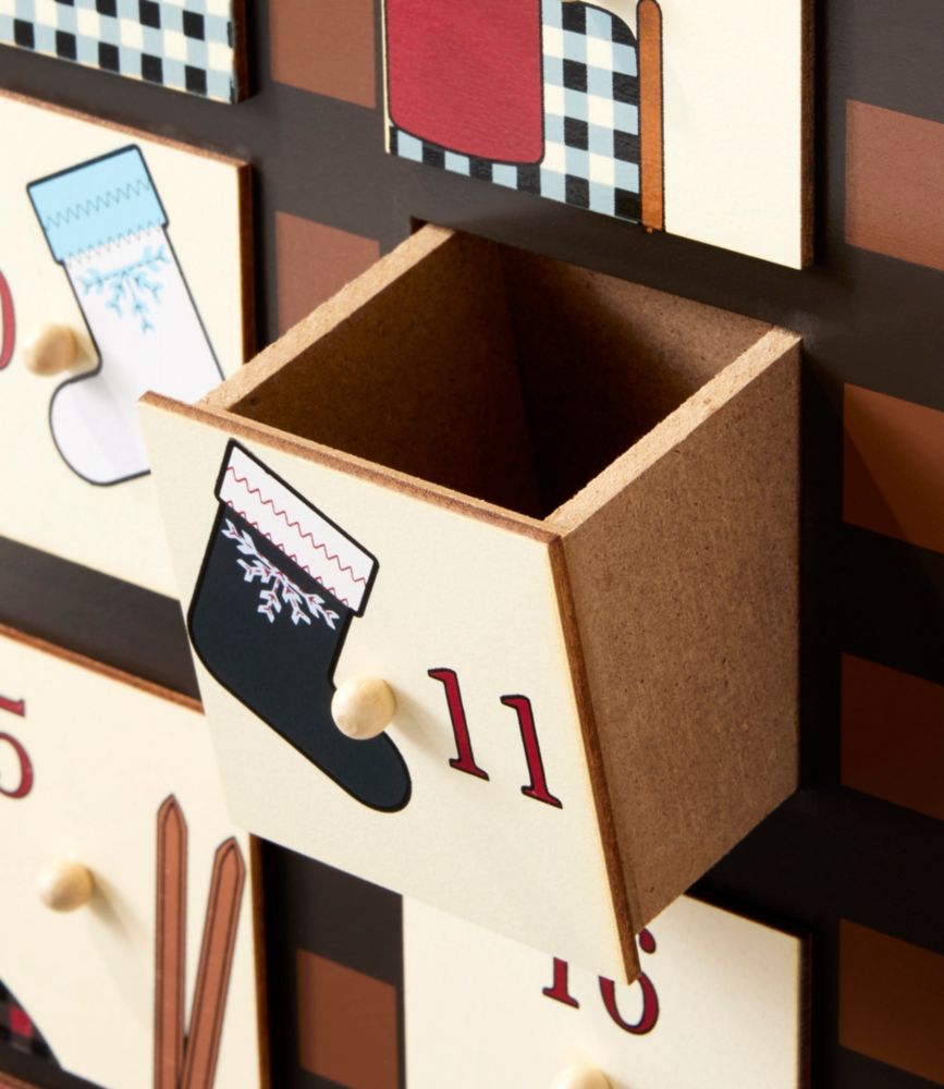 Holiday Log Cabin Advent Calendar, Multi, small image number 2