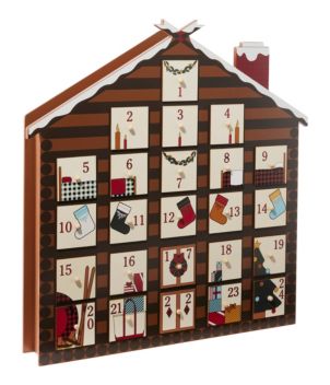 Holiday Log Cabin Advent Calendar, New