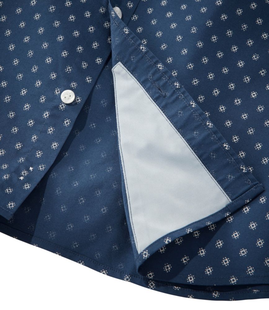 Men's Comfort Stretch Performance&reg; Shirt, Short-Sleeve, Slightly Fitted Untucked Fit, Print, Desert Sun Geo, small image number 5