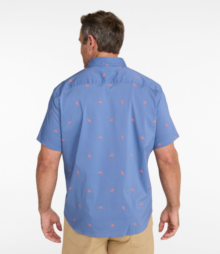 Men's Comfort Stretch Performance® Shirt, Short-Sleeve, Slightly Fitted Untucked Fit, Print