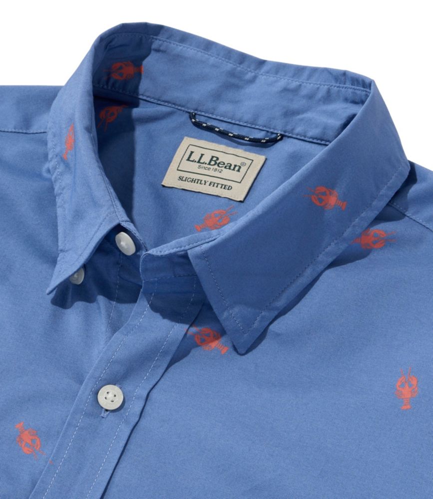 Men's Comfort Stretch Performance® Shirt, Short-Sleeve, Slightly Fitted Untucked Fit, Print