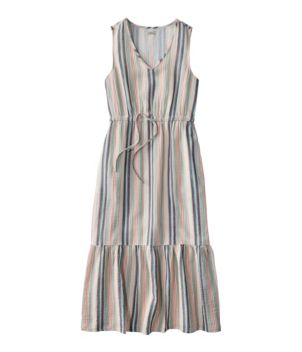 Women's Cloud Gauze Midi Dress, Stripe, New