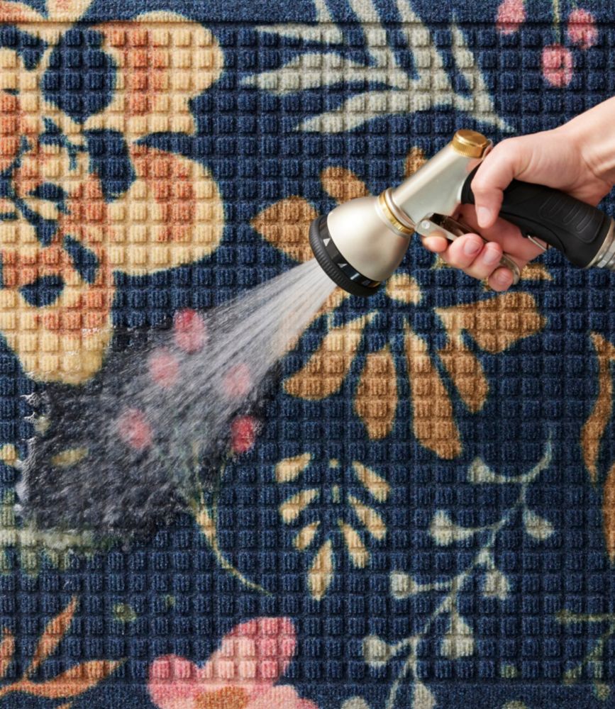 Printed Recycled Waterhog Doormat, Floral