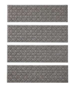 Everyspace Recycled Waterhog Mat, Stair Treads, Set of Four, Tiles, New