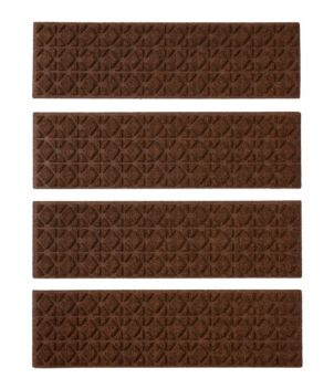 Everyspace Recycled Waterhog Mat, Stair Treads, Set of Four, Tiles, New