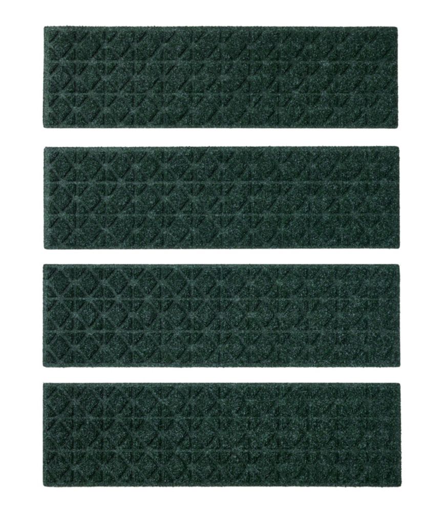 Everyspace Recycled Waterhog Mat, Stair Treads, Set of Four, Tiles