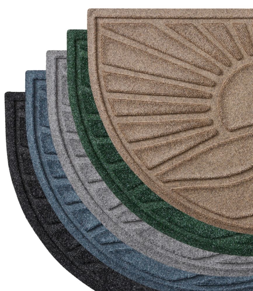 Everyspace Recycled Waterhog Doormat, Half Round, Sunrise