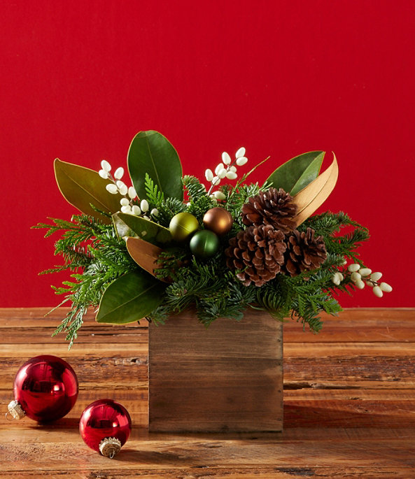 Magnolia Eucalyptus Centerpiece, One Color, large image number 1