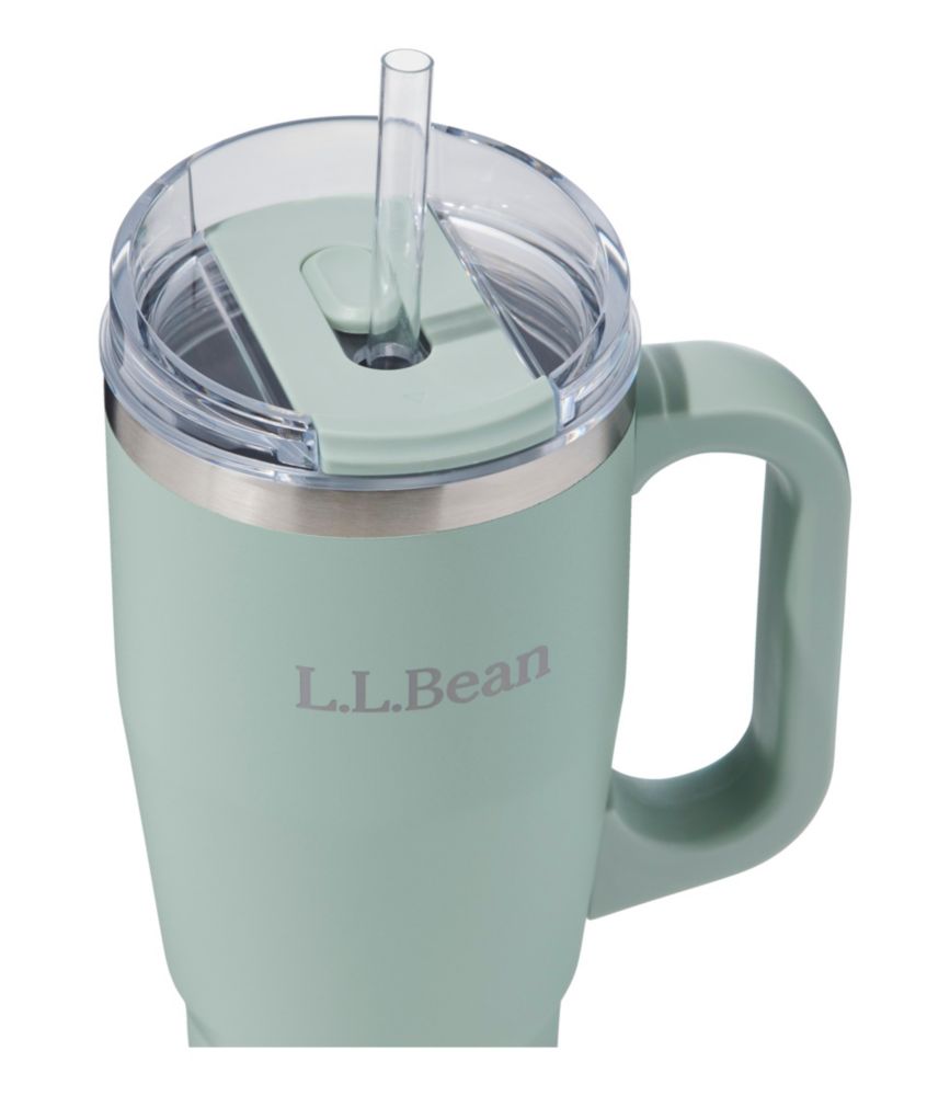 L.L.Bean Insulated Straw Mug, 32 oz., Classic Navy, small image number 2