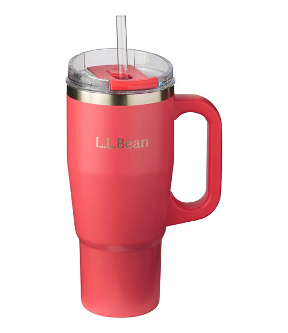 L.L.Bean Insulated Straw Mug, 32 oz, Cherry Tomato, large image number 0