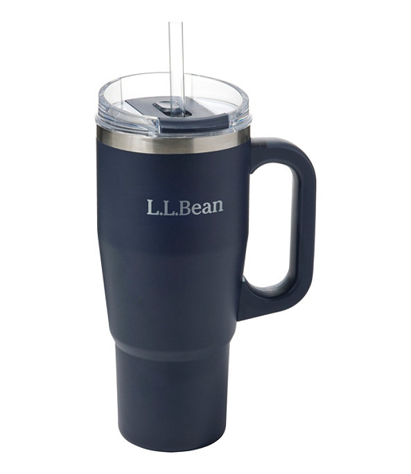 L.L.Bean Insulated Straw Mug, 32 oz, Classic Navy, large image number 0
