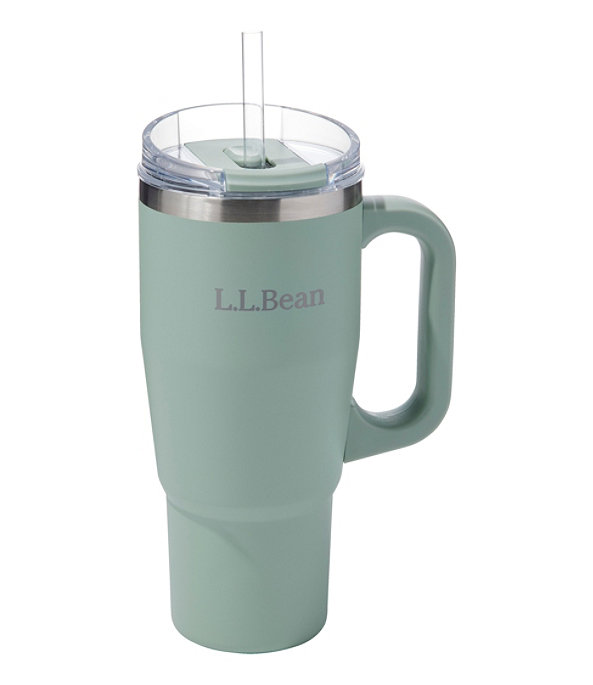 L.L.Bean Insulated Straw Mug, 32 oz, Soft Juniper, large image number 0