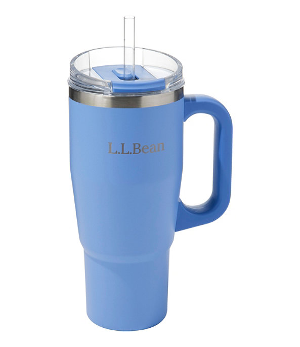 L.L.Bean Insulated Straw Mug, 32 oz, Neptune Blue, large image number 0