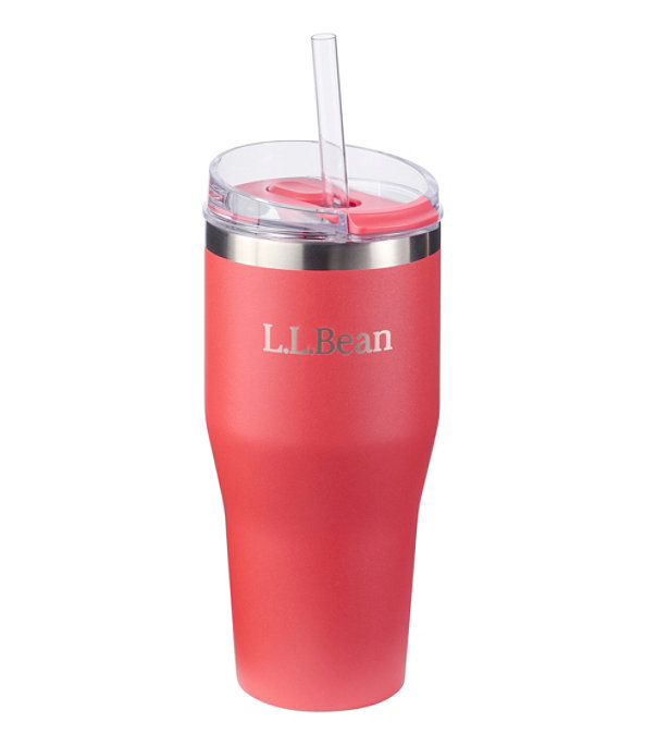 L.L.Bean Insulated Straw Tumbler, 20 oz, Cherry Tomato, large image number 0