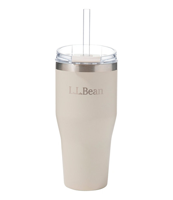 L.L.Bean Insulated Straw Tumbler, 20 oz, Whalebone, large image number 0