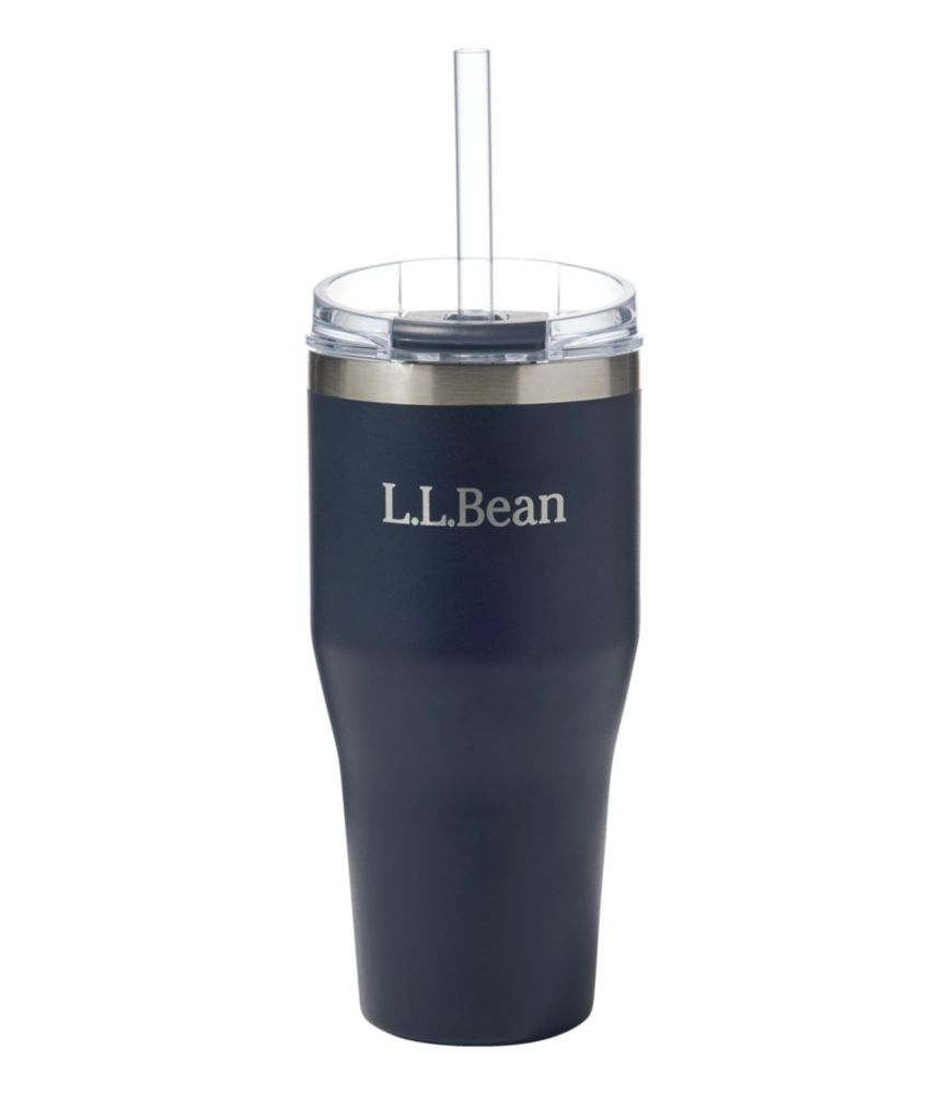 L.L.Bean Insulated Straw Tumbler, 20 oz., Classic Navy, small image number 1