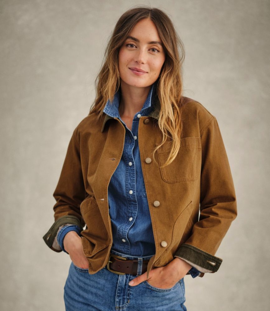 Women's Lightweight Field Jacket, Saddle, small image number 8