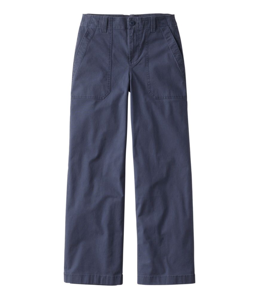 Women's 207 Vintage Cotton Canvas Pants, High-Rise Wide-Leg