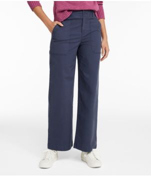 Women's 207 Vintage Cotton Canvas Pants, High-Rise Wide-Leg, New