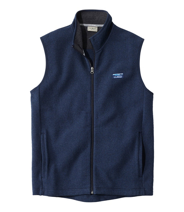 Lakewashed Double-Knit Vest, Classic Navy Heather, large image number 0