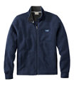 Lakewashed Double-Knit Full-Zip Jacket, Classic Navy Heather, small image number 0