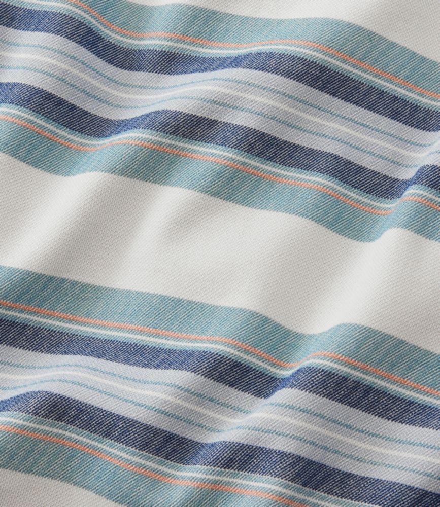 Men's Comfort Stretch Performance® Piqué, Full-Zip Hoodie, Stripe