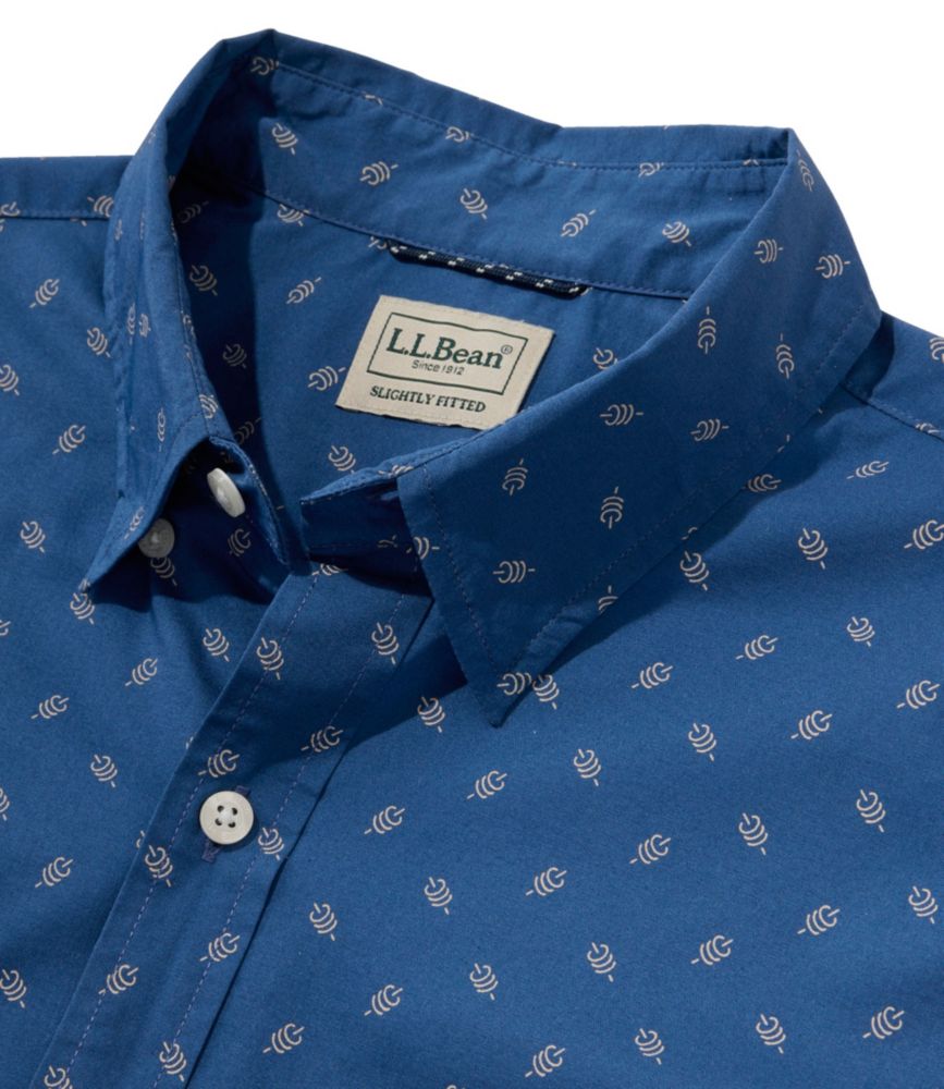 Men's Comfort Stretch Performance® Shirt, Long-Sleeve, Slightly Fitted Untucked Fit, Print