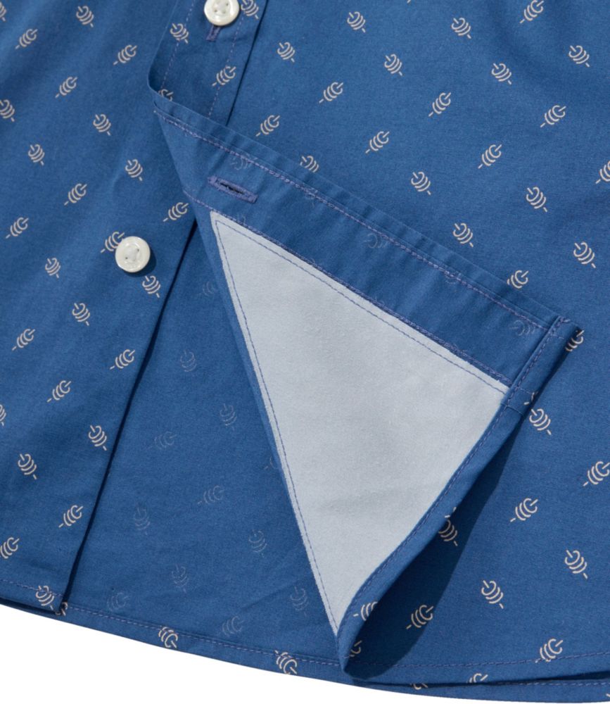 Men's Comfort Stretch Performance® Shirt, Long-Sleeve, Slightly Fitted Untucked Fit, Print