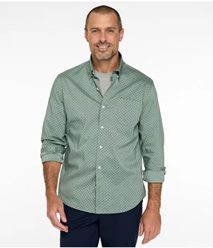ll bean dress shirts Men's Wrinkle-Free Pinpoint Oxford Cloth Shirt, Traditional Fit | No need to stress about wrinkles Box of 12 LL Bean