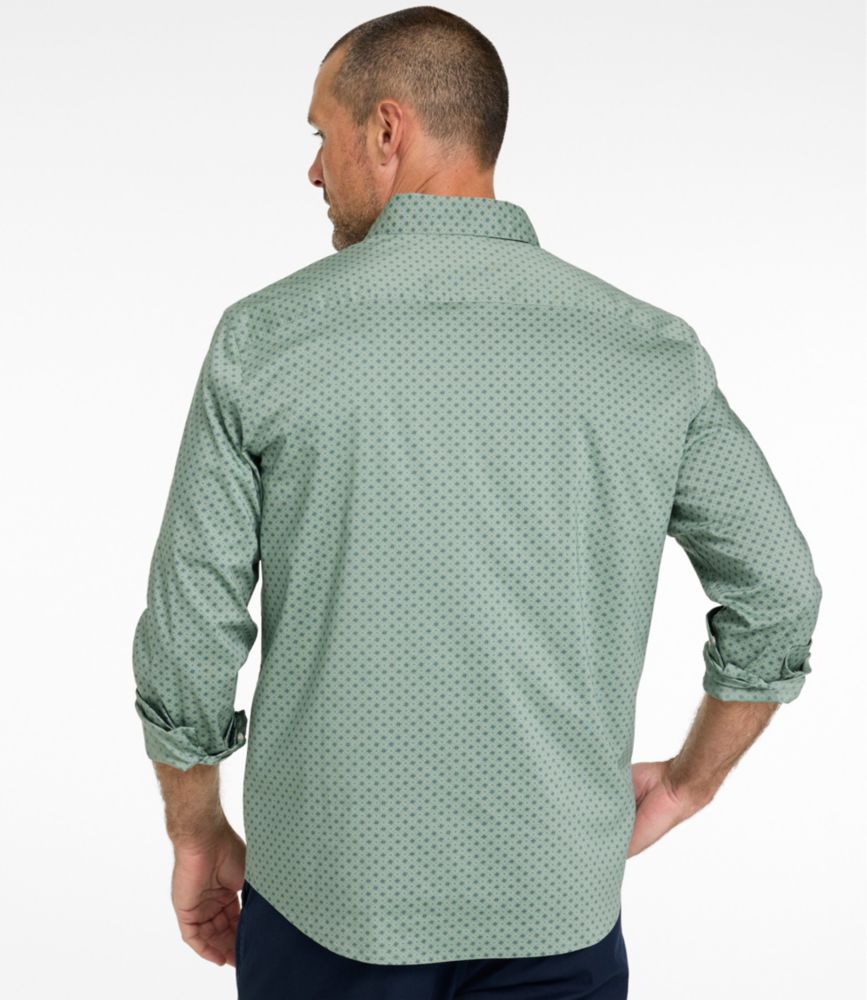 Men's Comfort Stretch Performance® Shirt, Long-Sleeve, Slightly Fitted Untucked Fit, Print
