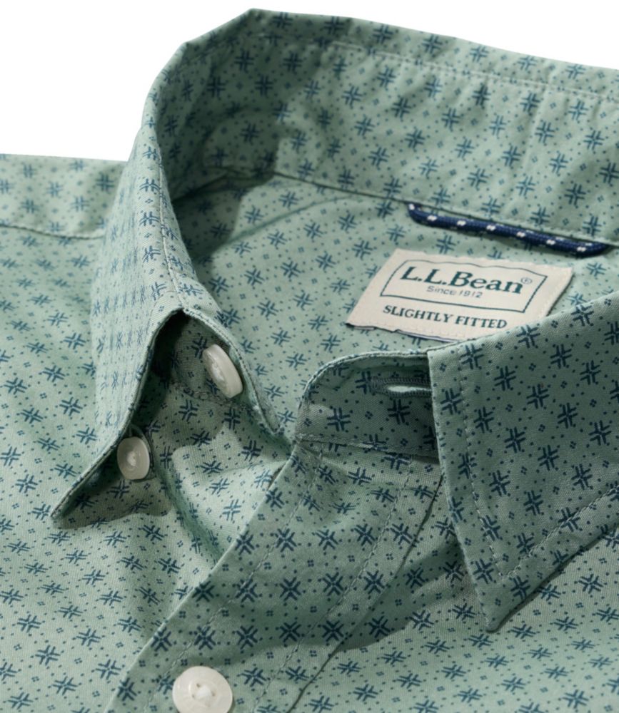 Men's Comfort Stretch Performance® Shirt, Long-Sleeve, Slightly Fitted Untucked Fit, Print