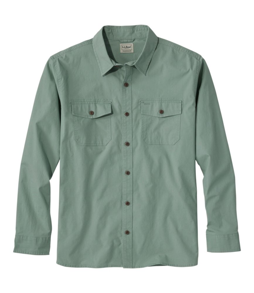 Men's Riverton Ripstop Shirt, Long-Sleeve, Traditional Untucked Fit
