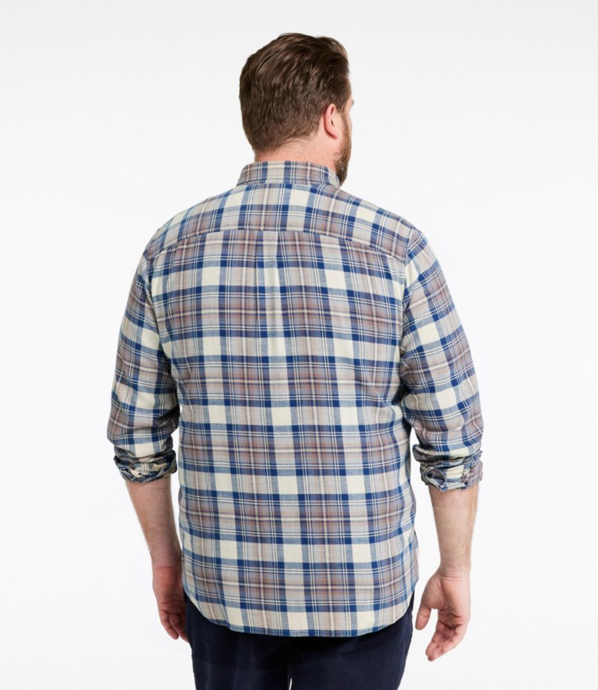Men's Sunwashed Twill Shirt, Slightly Fitted Untucked Fit, Bright Indigo, small image number 5