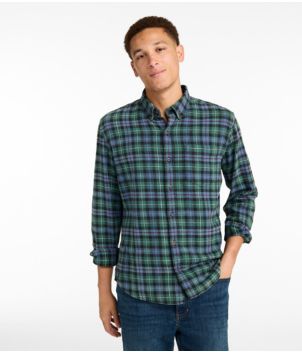 Men's Sunwashed Twill Shirt, Slightly Fitted Untucked Fit, New