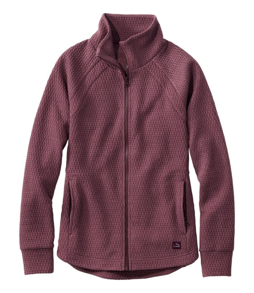 Women's Ridgeknit Full-Zip Jacket, Fig, small image number 1
